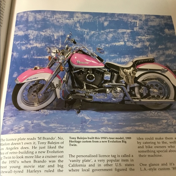 Large 1992 Harley Davidson Book - Picture 8 of 13